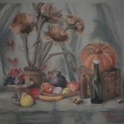 Картина,,Осенний натюрморт,, 2011г. фото