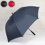 Зонт - трость полуавтоматический 'Однотонный', 8 спиц, R 60 см, цвет МИКС фото