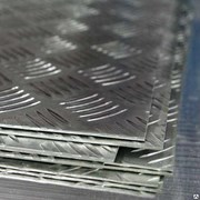 Алюминиевый лист рифленый от 1,2 до 4мм, резка в размер. Гладкий лист от 0,5 мм. Доставка по всей области. Арт-806 фотография