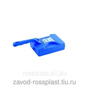 Щетка для ковров 2-х роликовая с ручкой голубой цвет, Код: РП-1021