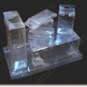Коробка из прозрачного поливинилхлорида (пластик) фотография