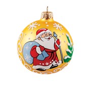 Шар Дед Мороз с мешком фотография