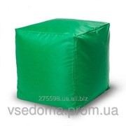 Пуф кубик 45*45*45 см зеленый из ткани Оксфорд фотография
