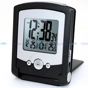 Электронные цифровые дорожные часы-будильник Wendox W2713-B