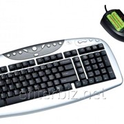 Комплект (клавиатура, мышь) беспроводной A4-Tech KBS-2348RP Silver/Black USB фотография