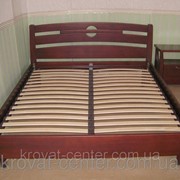 Кровать Сакура с металлическим каркасом (200*160) массив - сосна, ольха. фотография