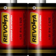Батарейка 886639 C (886622) R 14 S_2 Revolta (1,5v) , (уп.24 шт.) средняя фото