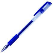 Ручка гелевая синяя фото