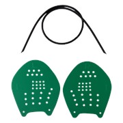 Лопатки для плавания Target, зеленый, M, LongSail