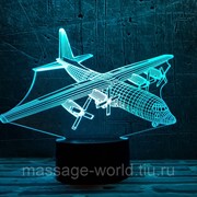 Сменная пластина для 3D светильников 3DTOYSLAMP Самолет 4 фото