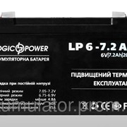 Аккумулятор свинцово-кислотный LogicPower LP 6-7.2 AH фотография
