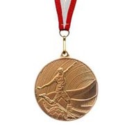 Медаль футбол наградная с лентой 1 место 50 мм фото