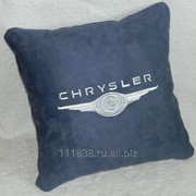 Подушка синяя Chrysler фото