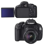 Фотокамера цифровая зеркальная CANON 600D Kit, 18-55 мм ISII, 18 Мпикс., 3“ ЖК-монитор поворотн. фото