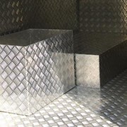 Лист алюминиевый рифленый (квинтет) фото