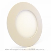 Светильник светодиодный Biom PL-R3 W 3Вт круглый белый фото