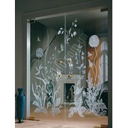 Маятниковая стеклянная дверь LuxАpertura