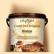 Шоколадная глазурь белая (светлая) Callebaut Creme dell'Artigiano Bianco, ведёрко 10 кг