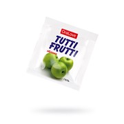 Съедобная гель-смазка Tutti-Frutti со вкусом яблока 4 г фотография