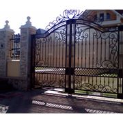 Ворота металлические распашные в Кишиневе фото