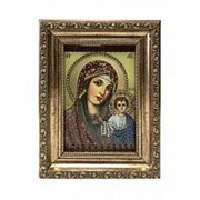 Икона Божией матери Казанская с кристаллами Swarovski (2129) фото
