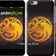 Чехол на iPhone 6 Game Of Thrones. House Fire And Blood 3055c-45 фото