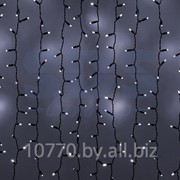 Гирлянда “Светодиодный Дождь“ 2х4м, эффект мерцания, черный провод, 220В, диоды БЕЛЫЕ, NEON-NIGHT фото