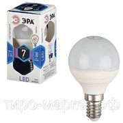 Лампа ЭРА светодиодная P45-7W-840-Е14 шарик /24/ фото