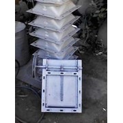 Задвижка реечная 450х450 фото