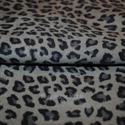 Кожа одежная Леопард серый фото