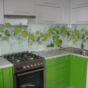Пристенные кухонные панели (фартуки) из стекла фото