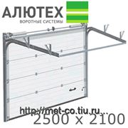 Ворота гаражные секционные АЛЮТЕХ /Alutech Classic 2500x2100/ фото