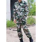 Военный камуфляжный костюм зеленый цифровой (Размер одежды: 48 размер (Size M) Рост 172-180 см) фото