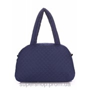 Дутая сумка саквояж синяя Рoolparty 166-1653491 фотография