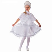 Детский карнавальный костюм Снежинка 10-12 лет, 130-140 см, р-р L фотография