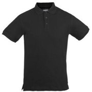 Рубашка поло мужская MORTON, черная, размер S фото