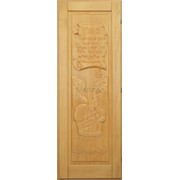 Дверь Массив с резьбой "Русалка" (1900х700мм)