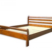 Деревянная двуспальная кровать Лада