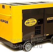 Дизельный генератор Kipor, электростанция KDA19STA+ATS (15 кВт, 220 В, кожух, 442 кг.) фотография