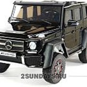 Двухместный электромобиль Mercedes-Benz G63 6x6 4WD ABL1801 черный краска фото