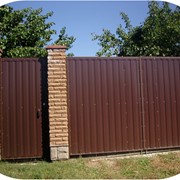 Профнастил на забор Ral 8017 (коричневый), Стройматериалы, Металлоизделия строительного назначения,Профнастилы,Профнастилы стальные листовые гнутые