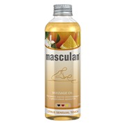 Тонизирующее массажное масло Masculan с цитрусовым ароматом , 200 мл. фото