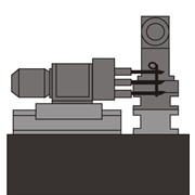 Станок АХТ-04 - производится сверление 3-х отверстий диаметром 17Н14мм и отверстия диаметром 27Н15мм. фото