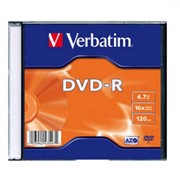 Диск Verbatim DVD-R Slim 1 шт. фотография