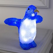 Фигура акрил.'Пингвин' 20х7х7 см, 10 LED, AAx2 (не в компл.), БЕЛЫЙ