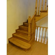 Маршевые деревянные лестницы фотография