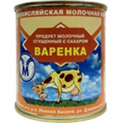 Продукт молочный сгущенный с сахаром "Варенка" ТУ