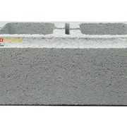 Сплитерный блок "фаска" серый 190х390х190