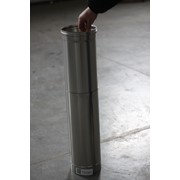 Труба-удлинитель с теплоизоляцией: L = 0,5-1м, н / оц 0,8 мм, диаметр (ф200 / 260) фотография