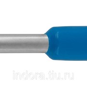 Наконечник СВЕТОЗАР штыревой, изолированный, для многожильного кабеля, синий, 2,5 мм2, 25шт фото